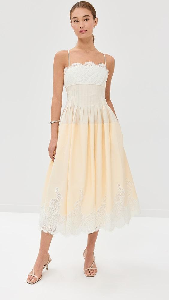 SIMKHAI Lilianna Combo Midi Dress | Shopbop Product Image