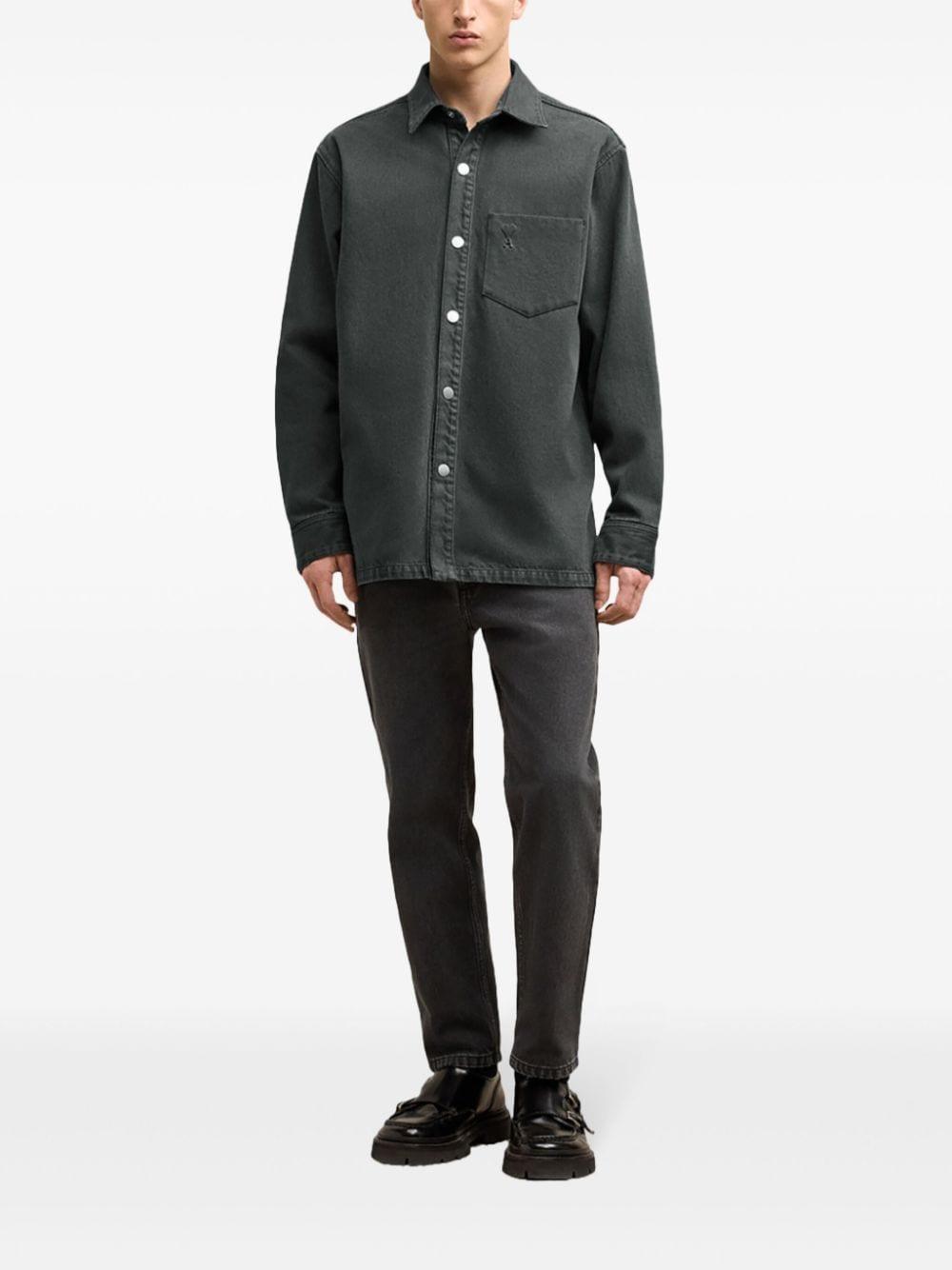 Ami De Coeur Overshirt Black Product Image