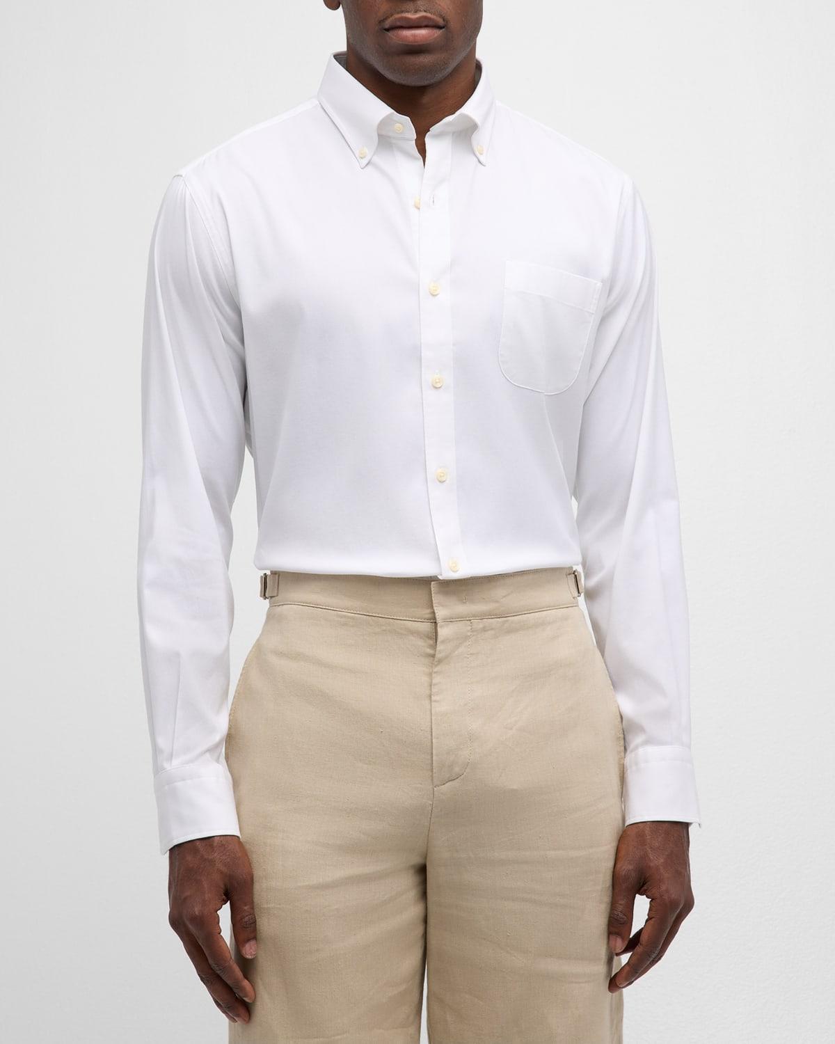 Mens Campbell Crown Cotton-Stretch Sport Shirt Product Image