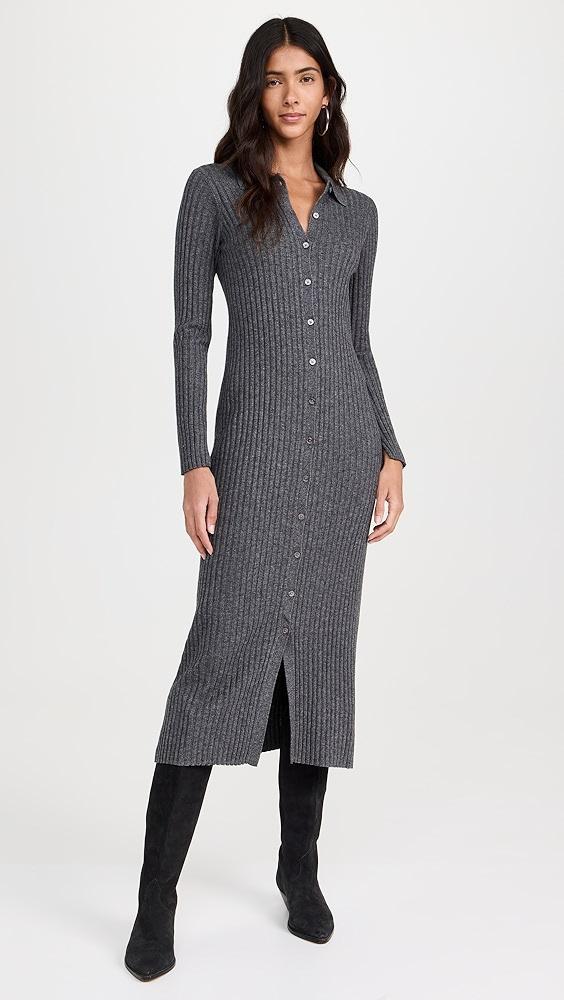 Alex Mill Long Sleeve Alice Ribbed Dress | Shopbop Product Image