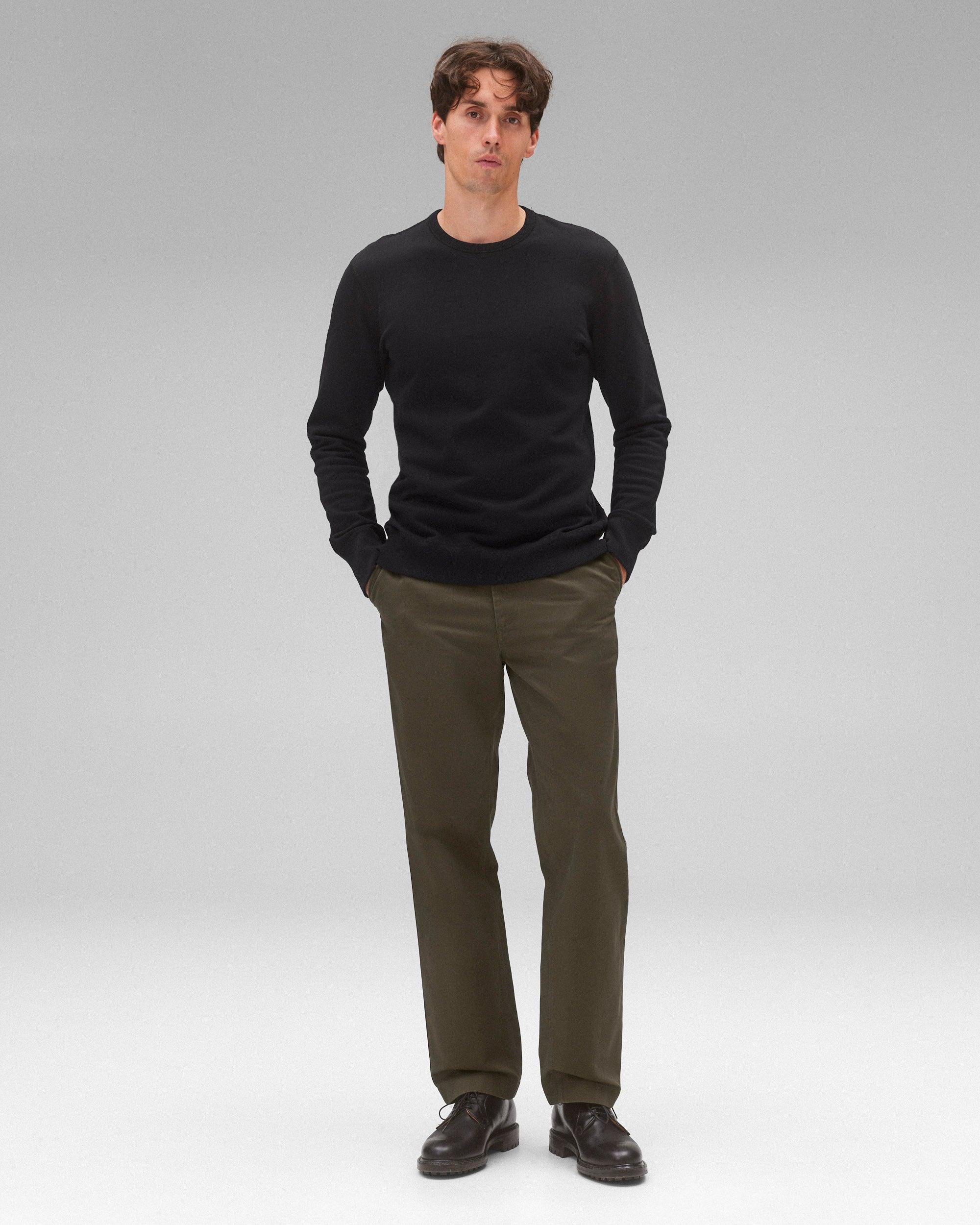 Midweight Terry Slim Crewneck Male Product Image