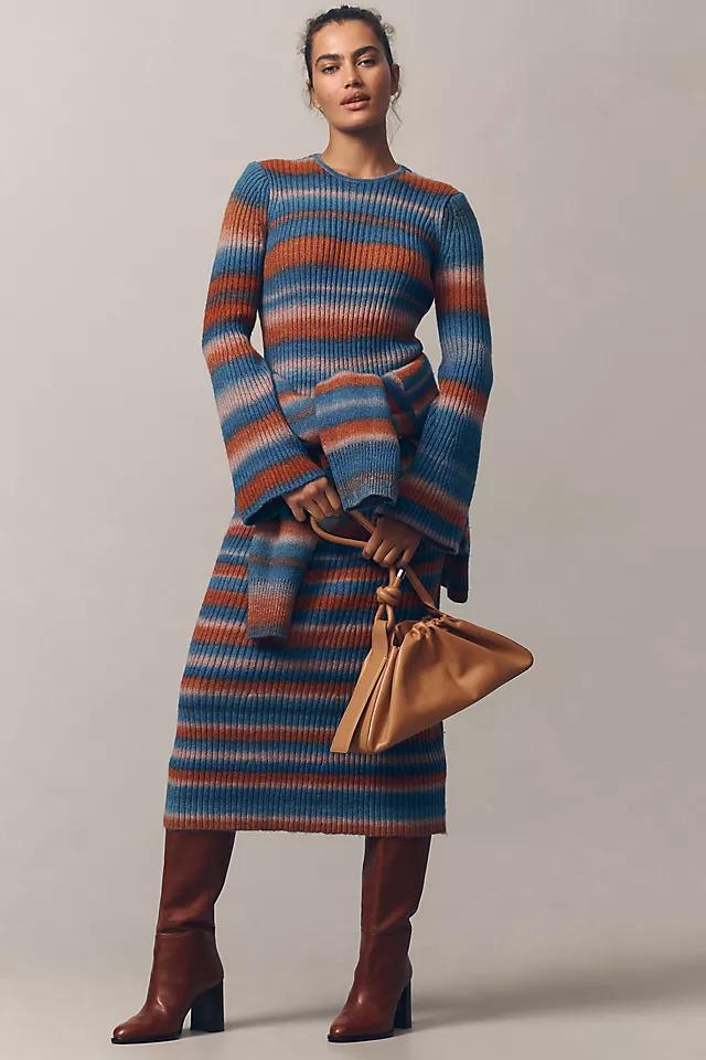 Simon Miller Axon Long-Sleeve Knit Midi Dress Product Image