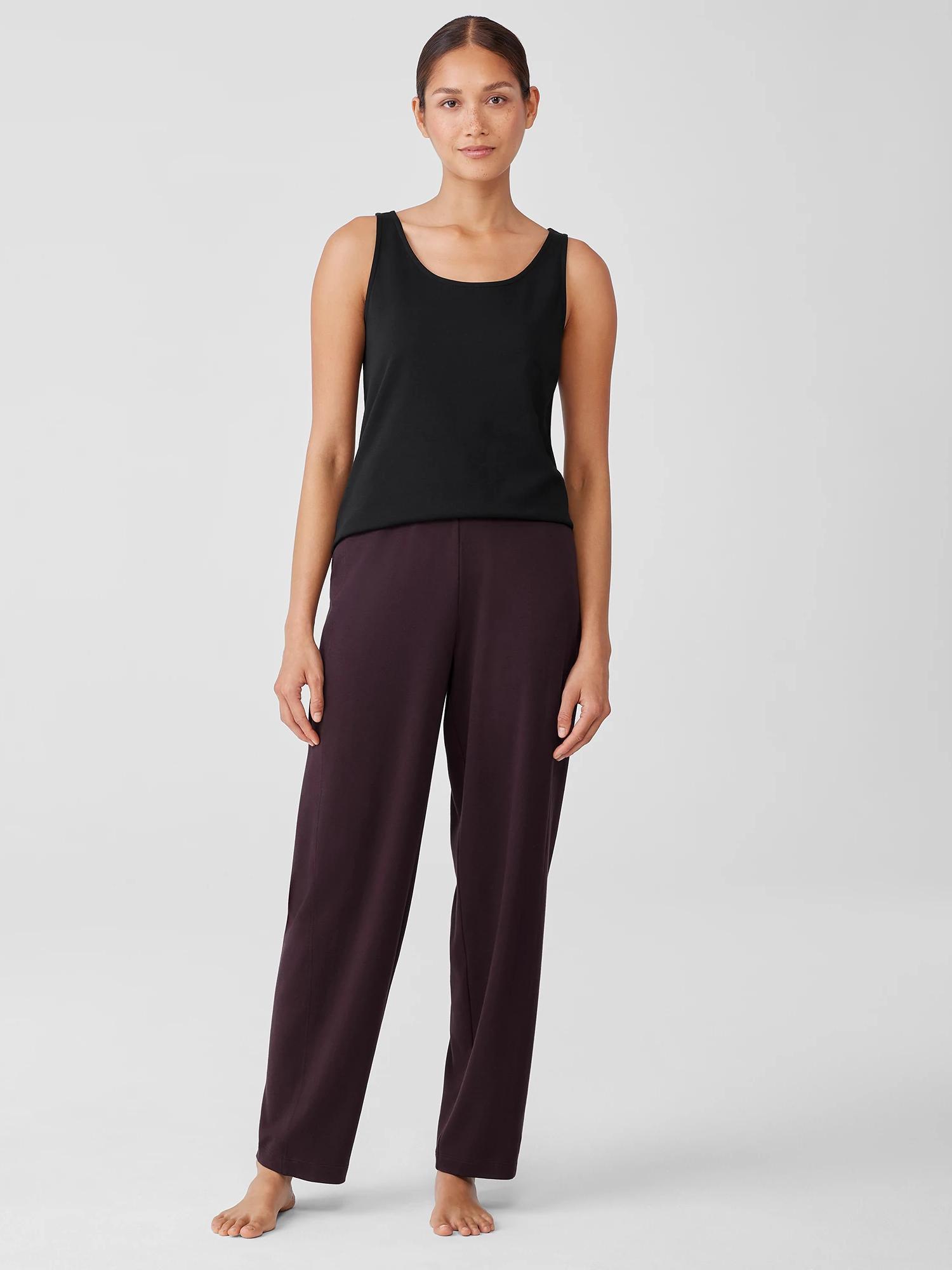 EILEEN FISHER Organic Cotton Interlock Lantern Sleep Pantfemale Product Image