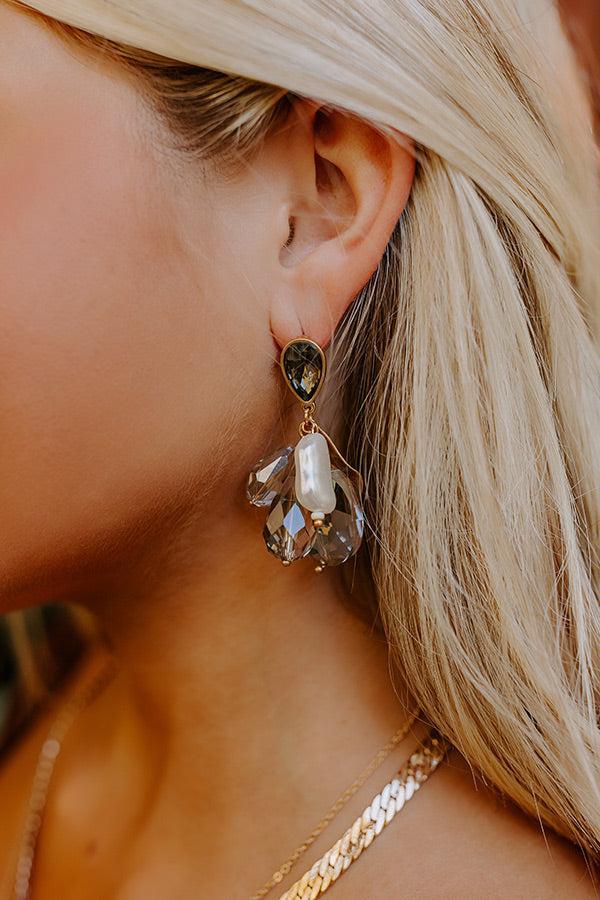 Runway Reverie Earrings In Grey Product Image