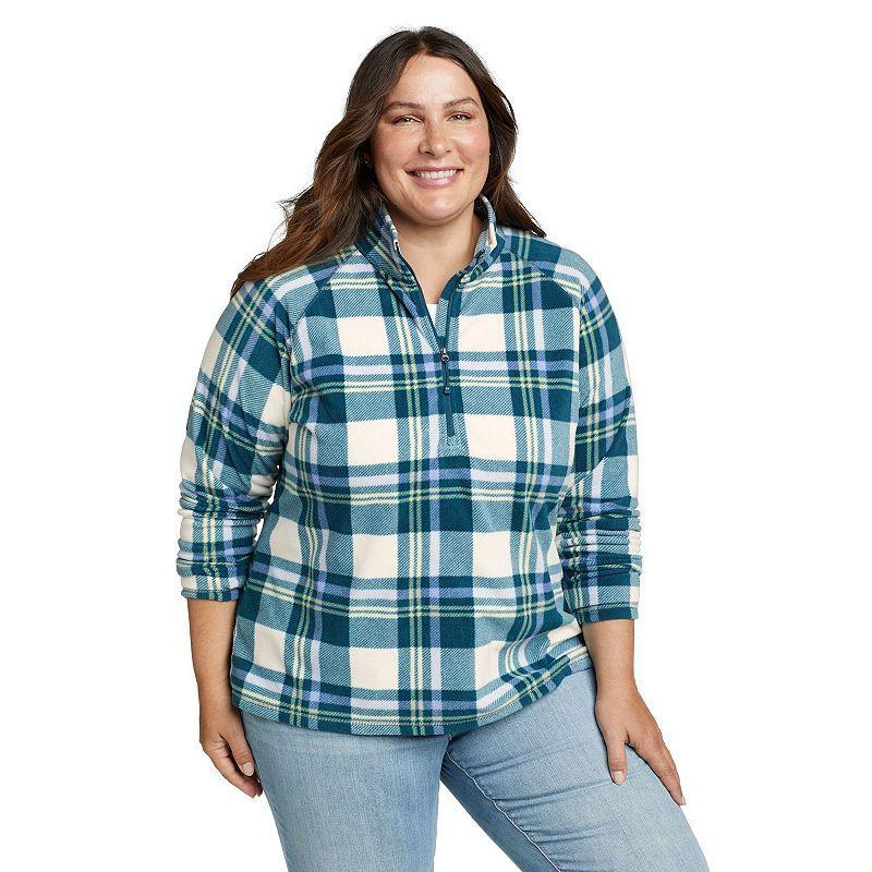 Plus Size Eddie Bauer Quest 1/4 Zip Pullover, Womens Product Image