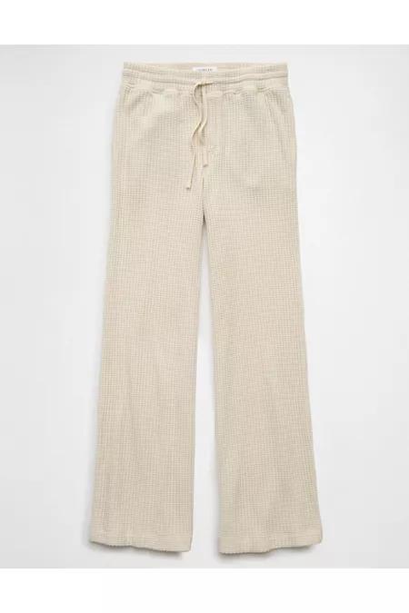 AE Fleece Waffle Wide-Leg Pant Womens product image