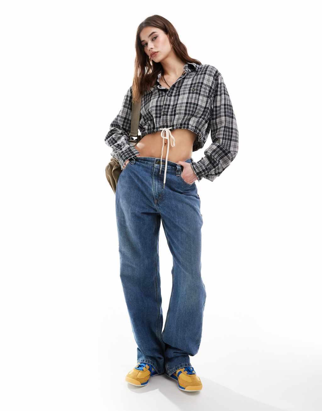 Reclaimed Vintage Revived x Glass Onion baggy jeans Product Image