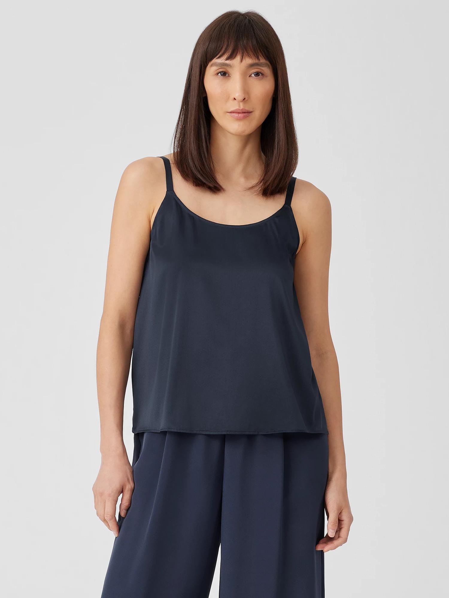 EILEEN FISHER Stretch Silk Charmeuse Camifemale Product Image