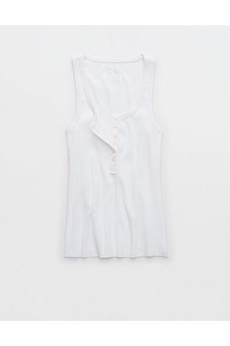 Aerie Tuck-It-In Henley Tank Top Women's Product Image