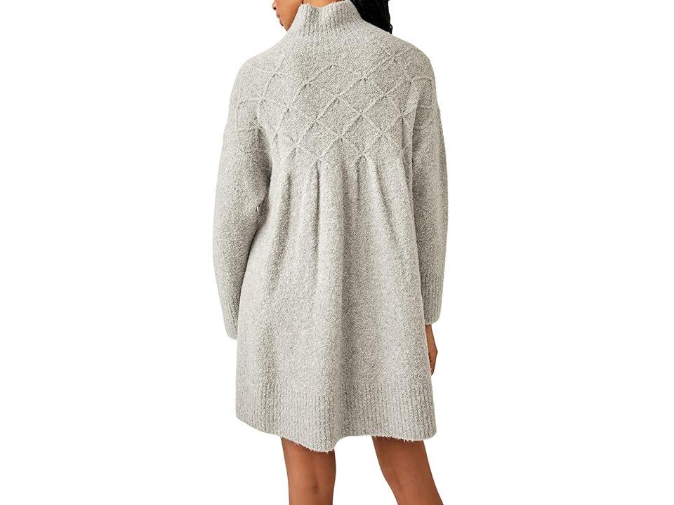 Free People Jaci Long Sleeve Mock Neck Sweater Dress Product Image