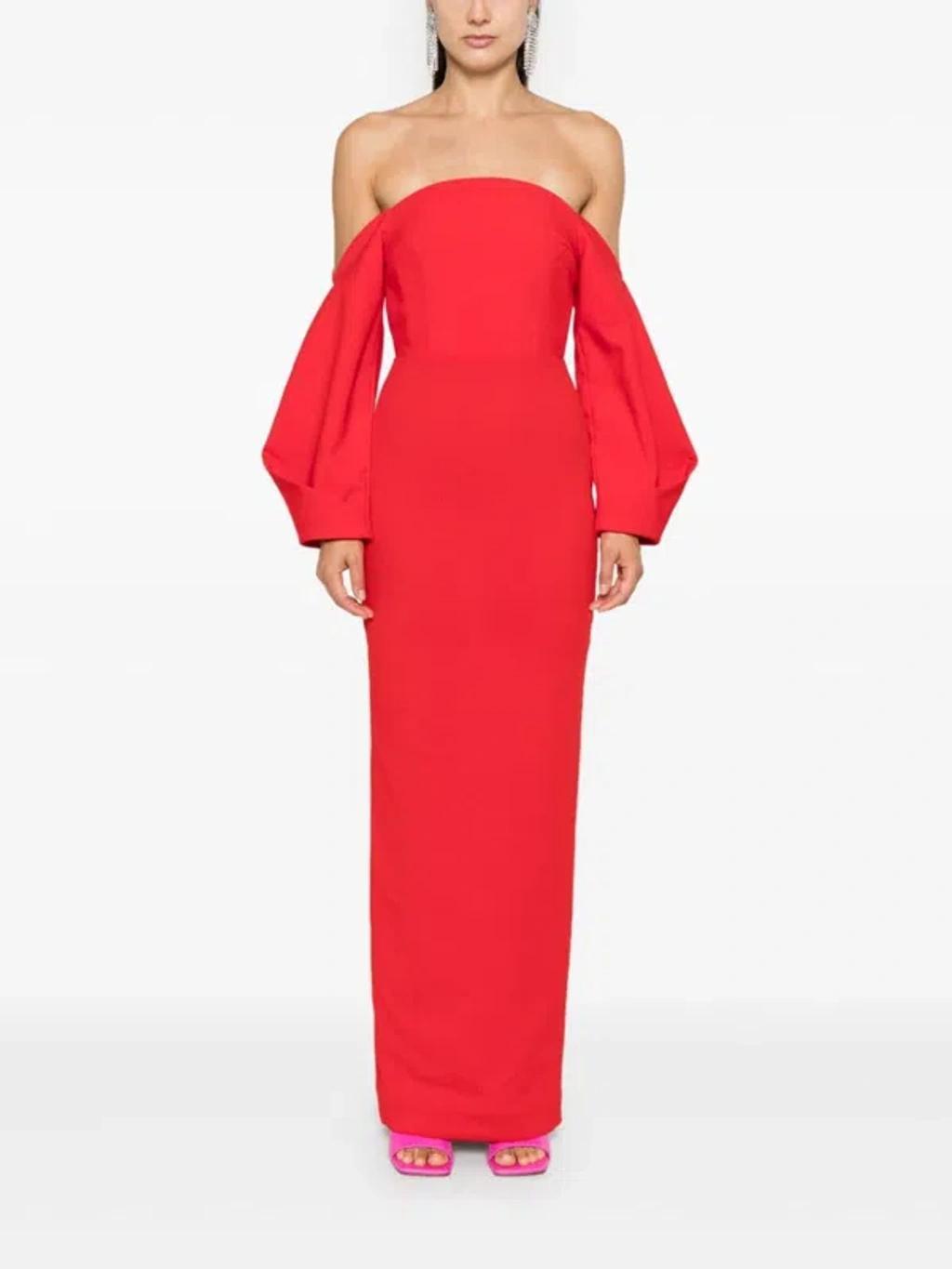 SOLACE LONDON Dresses In Red Product Image