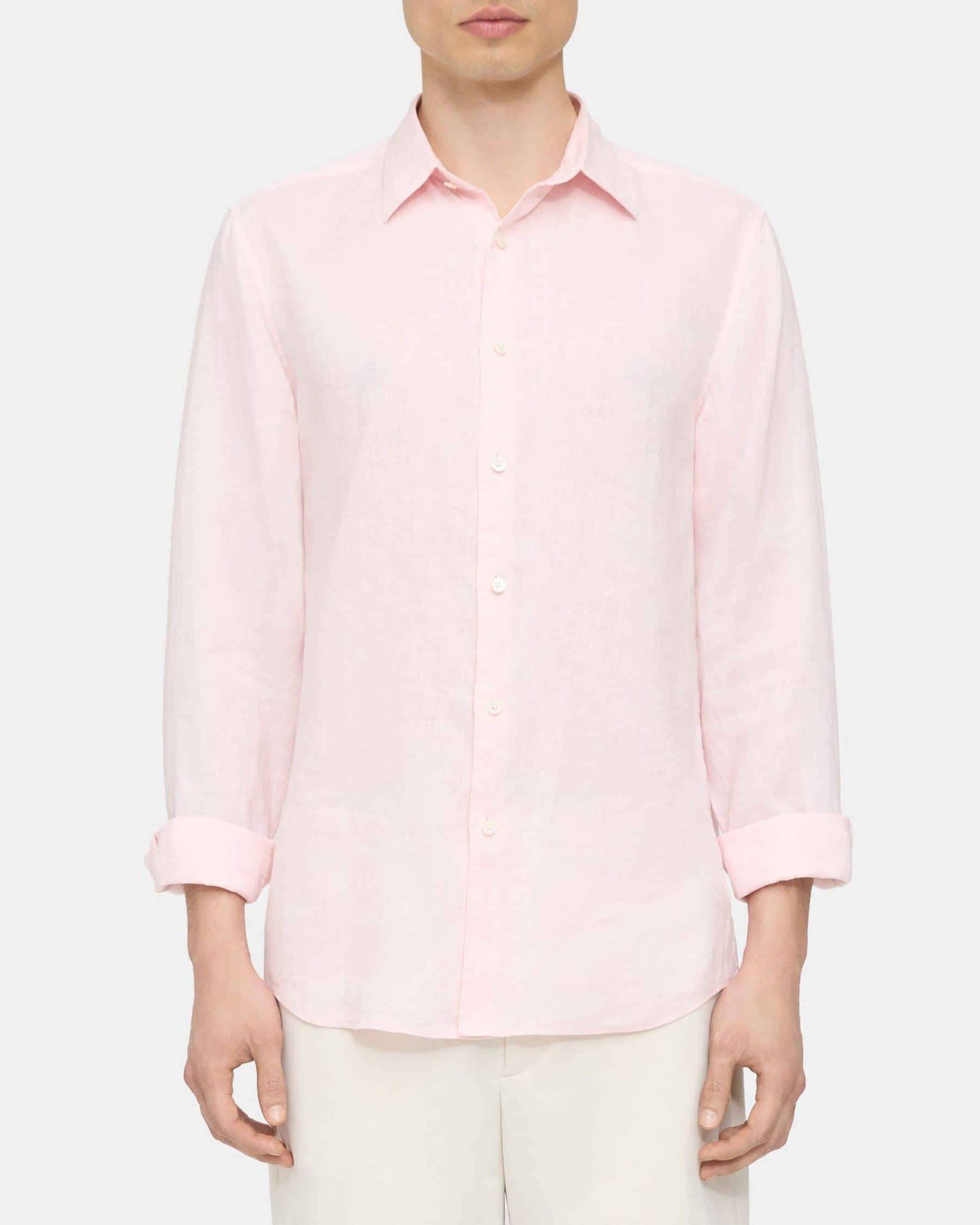 Standard-Fit Shirt in Relaxed Linen Product Image