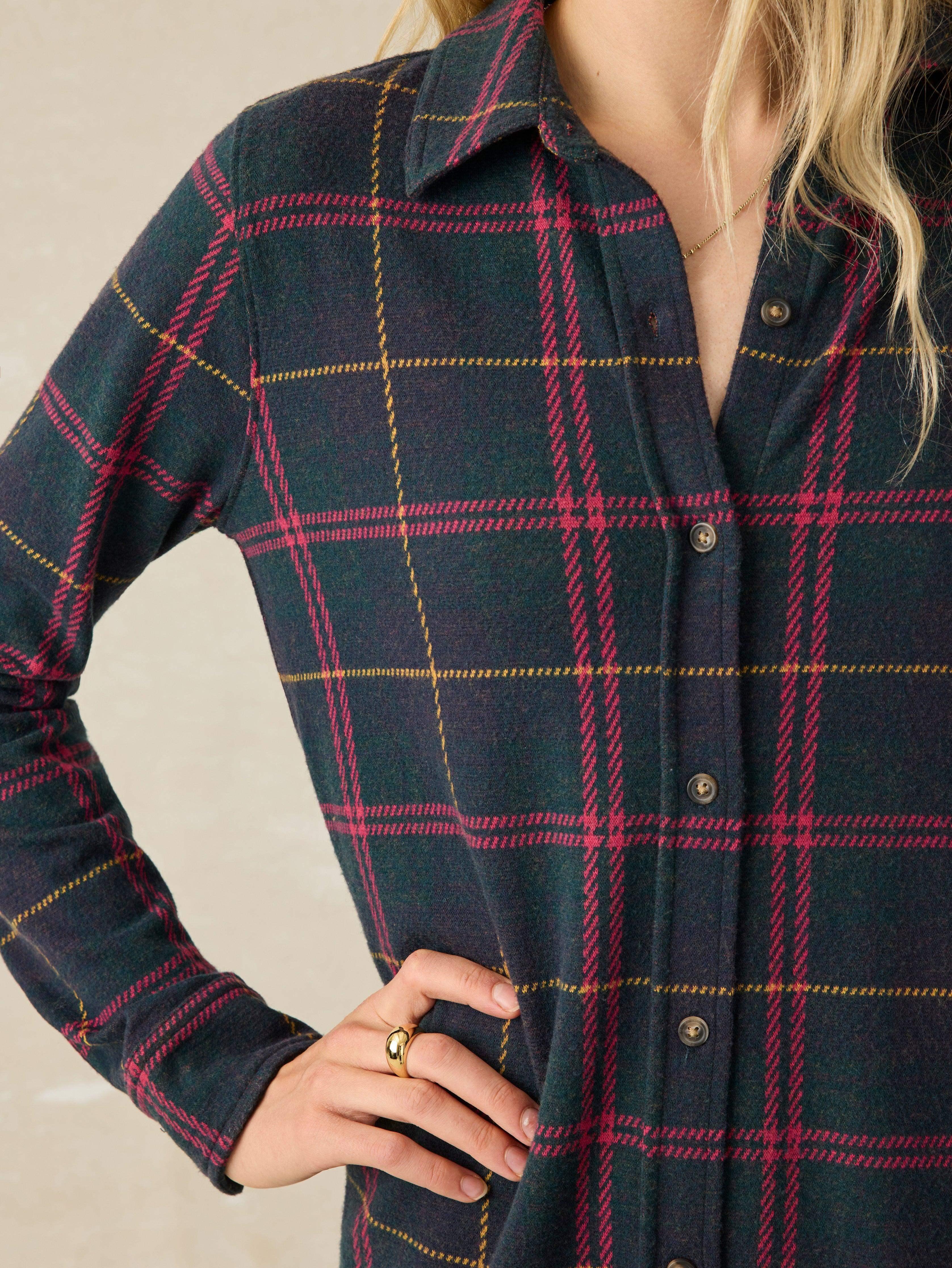 Legend™ Sweater Dress - Outer Limits Plaid Product Image