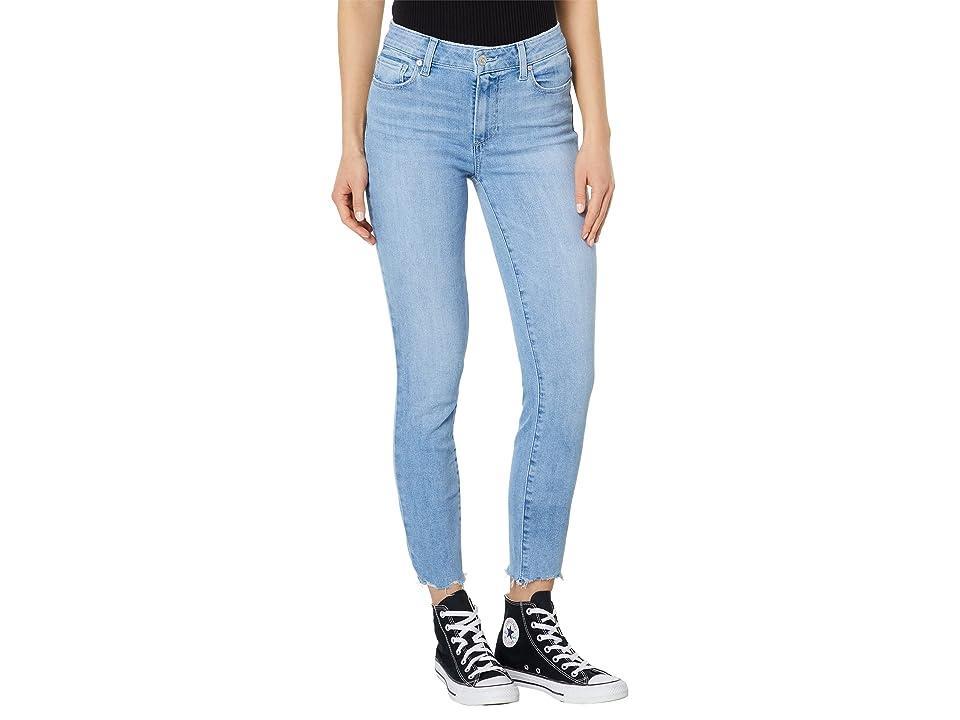 Paige Hoxton Crop in Dovetail w/ Rowdy Hem (Dovetail w/ Rowdy Hem) Women's Jeans Product Image