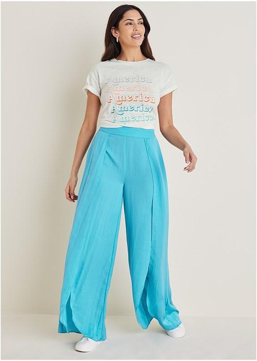 Tulip Hem Wide Leg Pants Product Image