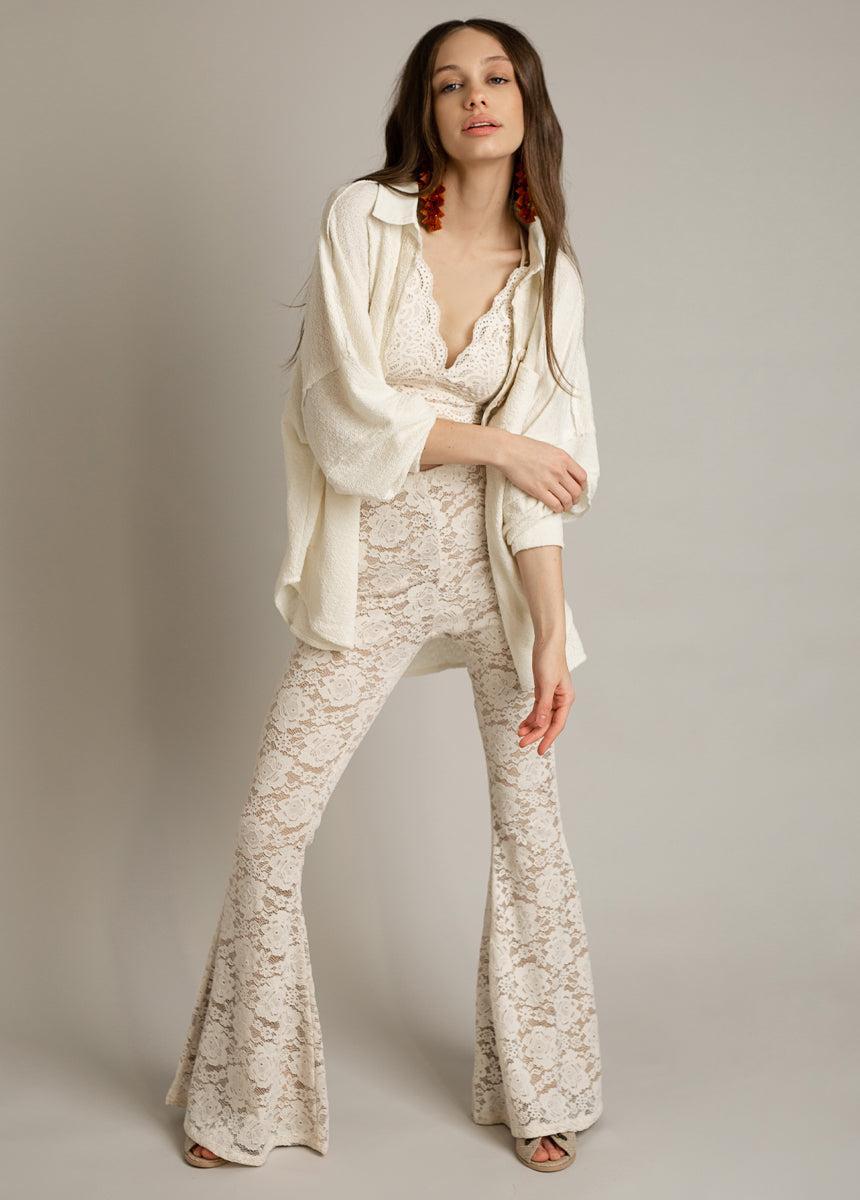 Sebrina Top in Cream Product Image