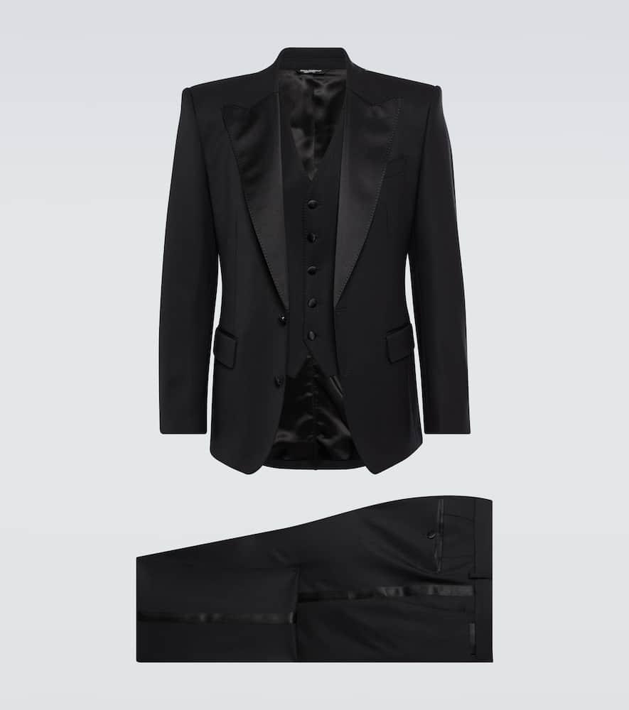 Wool-blend Suit In Black Product Image