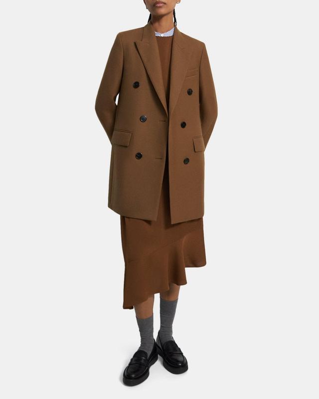 Double-Breasted Bonded Wool Coat Product Image