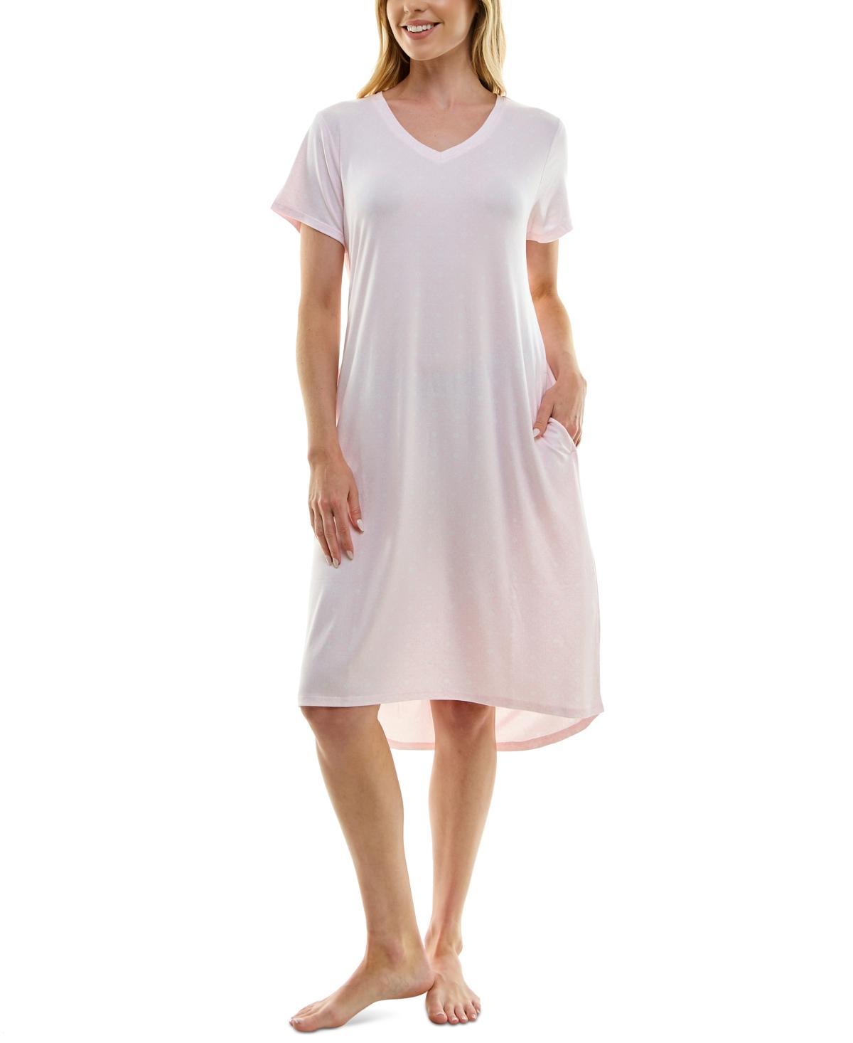 Womens Jaclyn Inc. V-Neck Sleepshirt Product Image