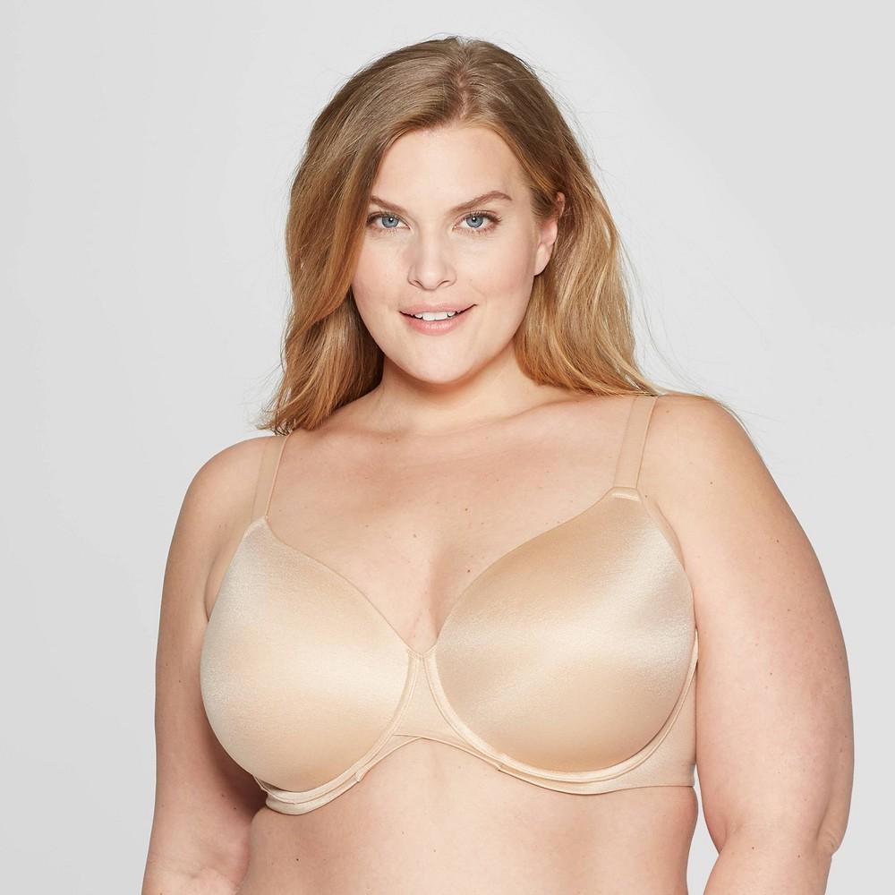 Womens Superstar Lightly Lined T-Shirt Bra - Auden Pearl Tan 48DDD Product Image