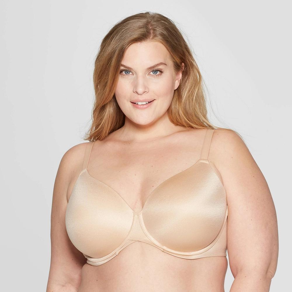 Women's Superstar Lightly Lined T-Shirt Bra - Auden™ Pearl Tan 46D Product Image