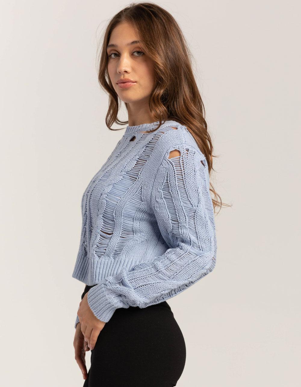 FULL TILT Drop Needle Womens Sweater Product Image