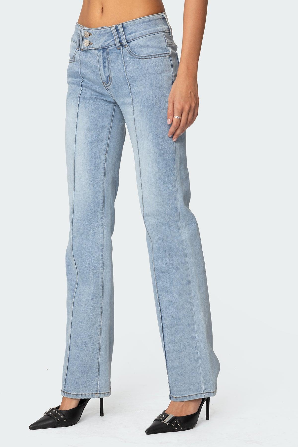 Avril Boot Cut Low Rise Jeans Product Image