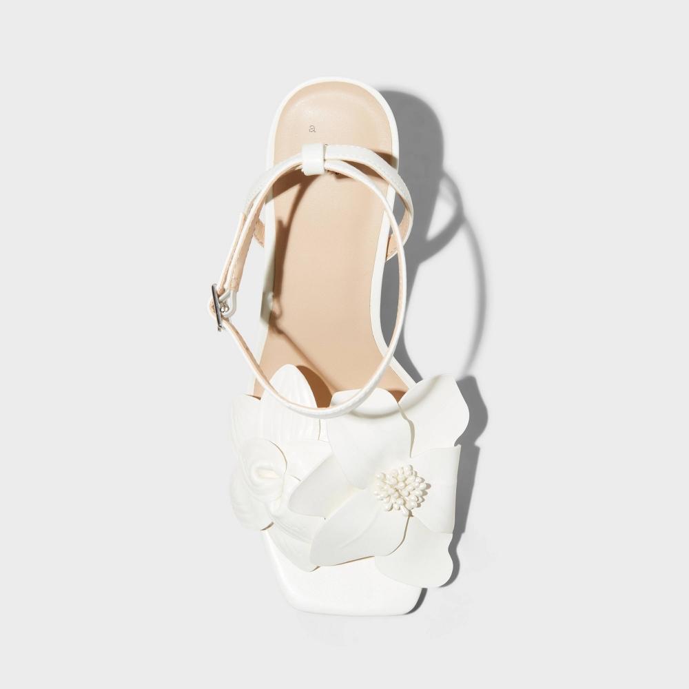 Womens Antonette Heels - A New Day White 7 Product Image