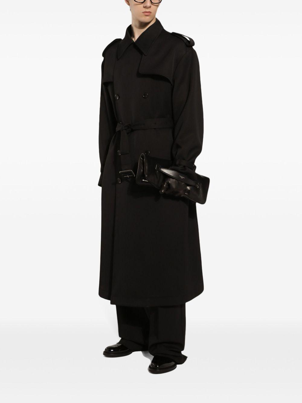 Klassischer Trenchcoat In Black Product Image