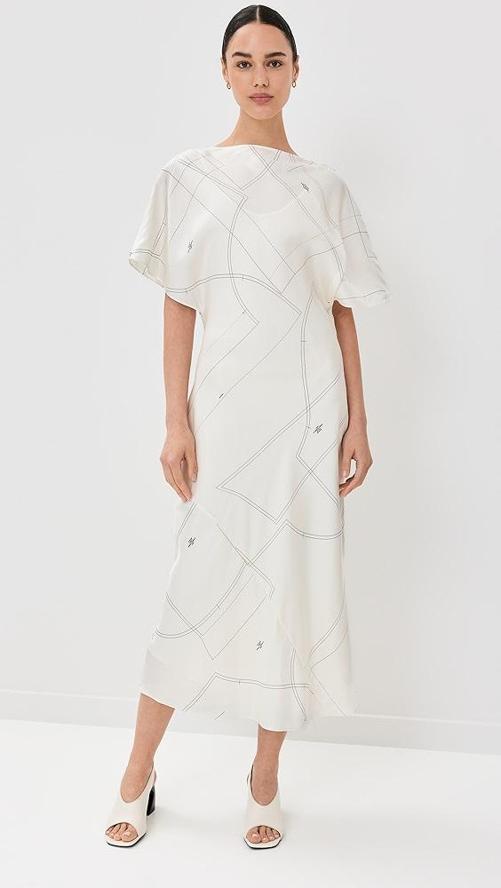 Róhe Fluid Silk Dress | Shopbop Product Image