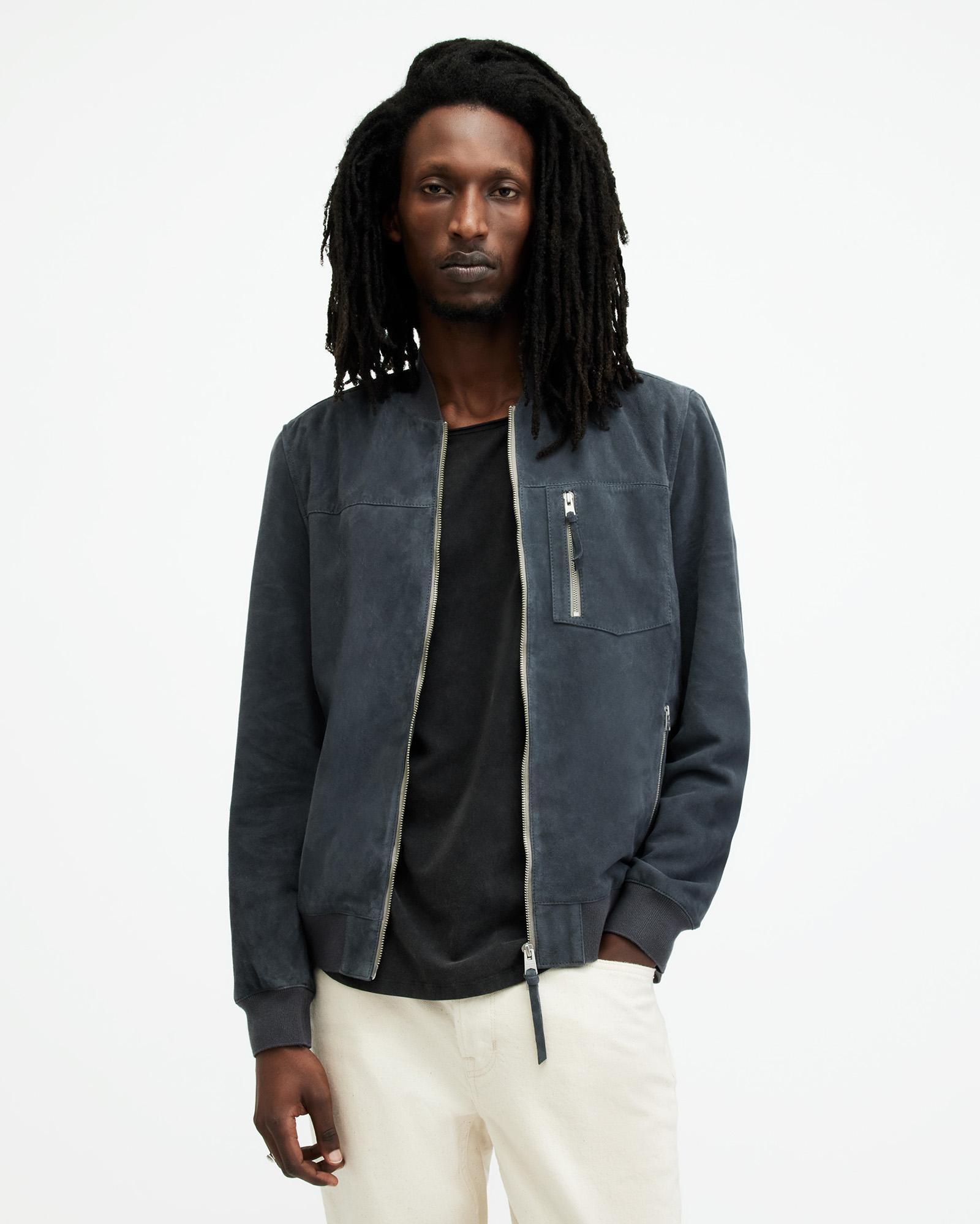 Kairo Suede Bomber Jacket Product Image