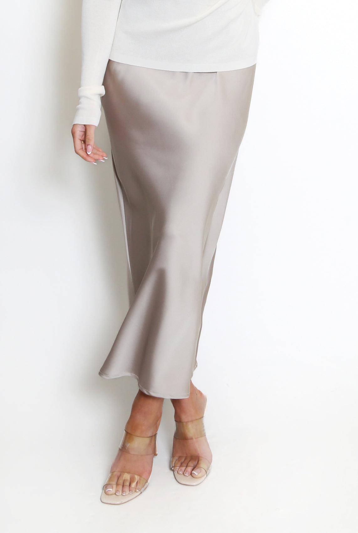 JOPLIN SATIN SKIRT Product Image