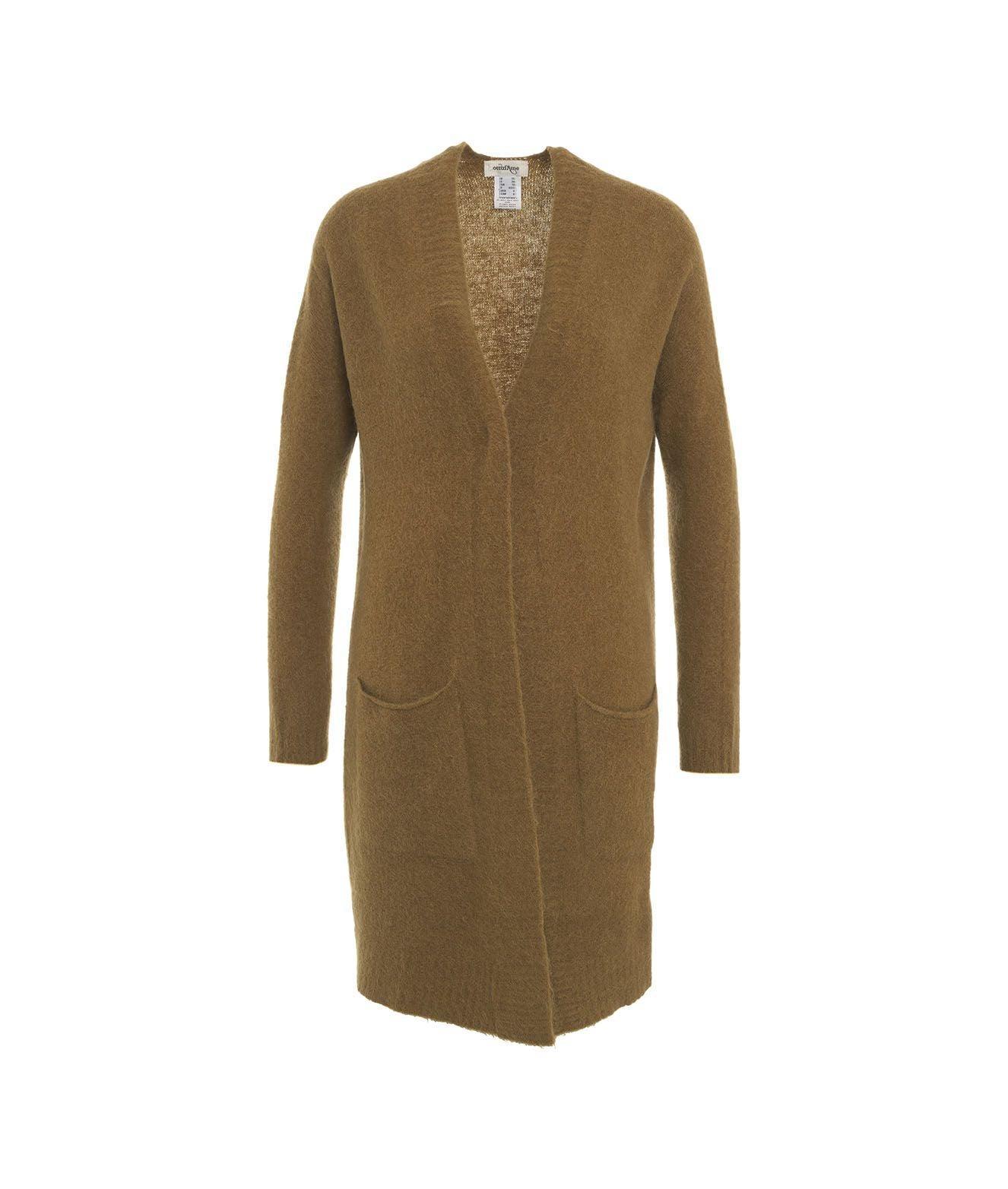 Cardigan lungo in maglia Female Product Image