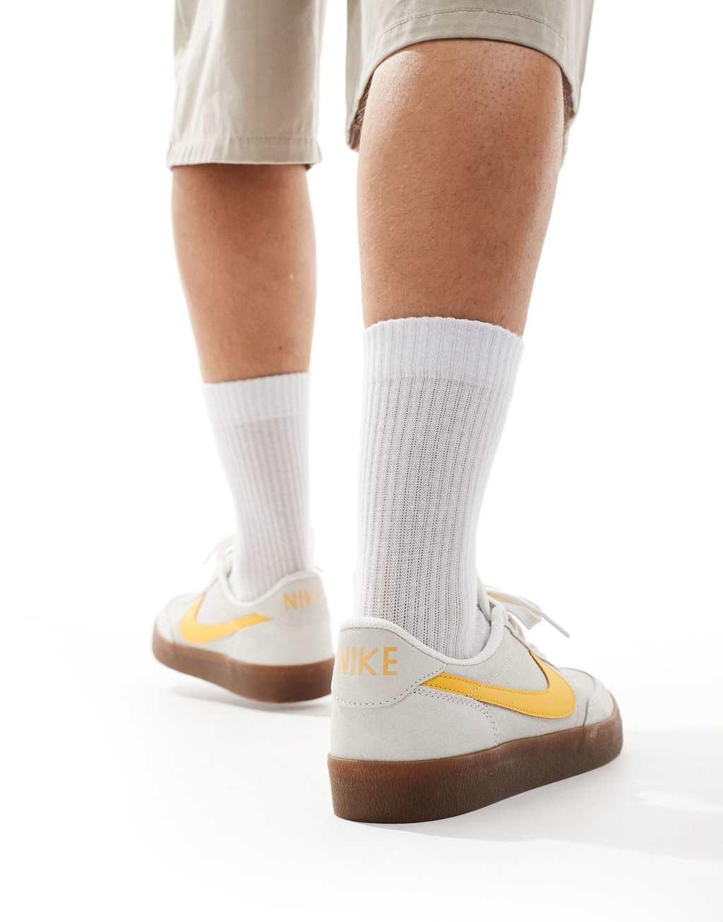 Nike Killshot 2 suede sneakers in white and yellow Product Image