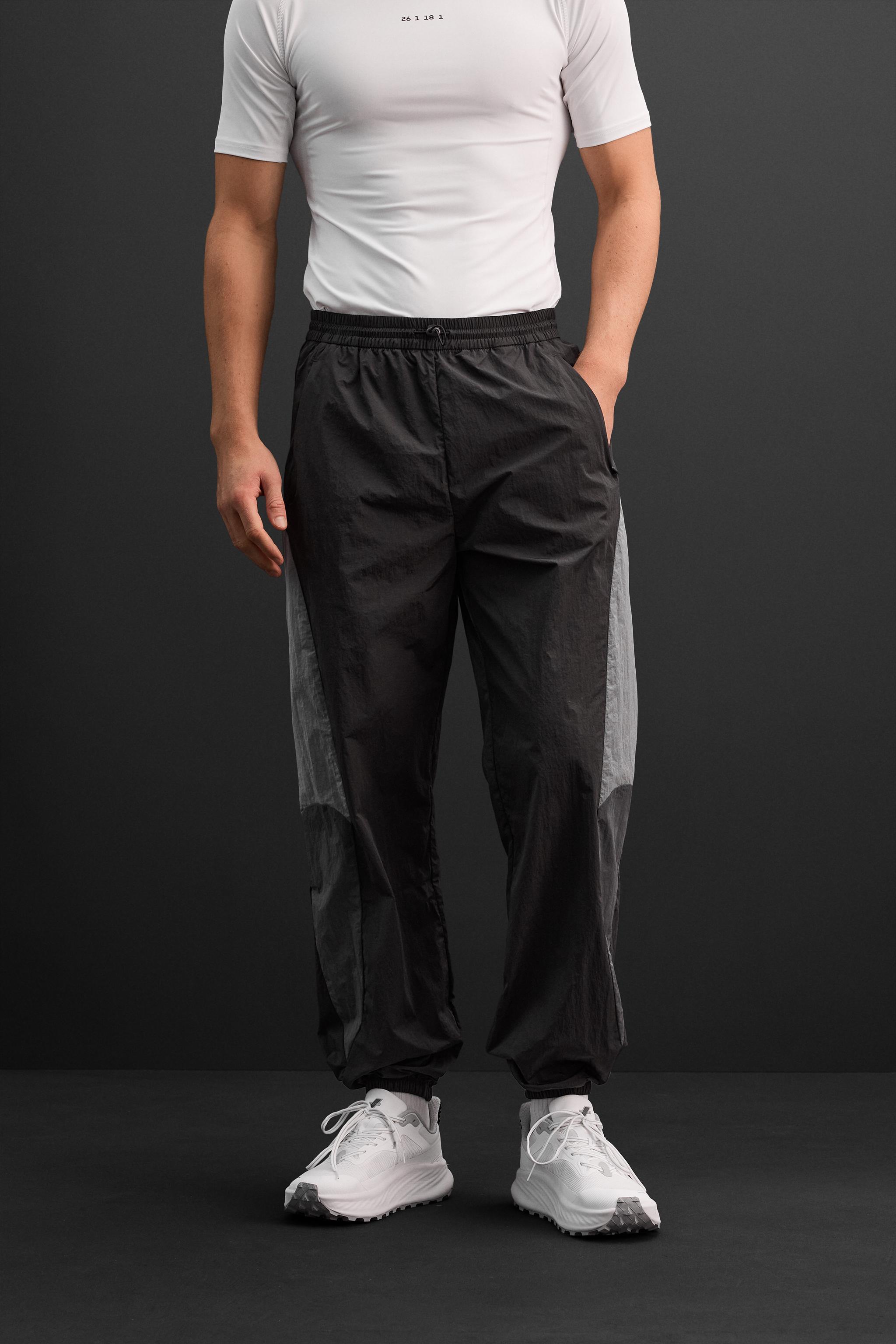 TECHNICAL FABRIC COLOR BLOCK JOGGERS Product Image