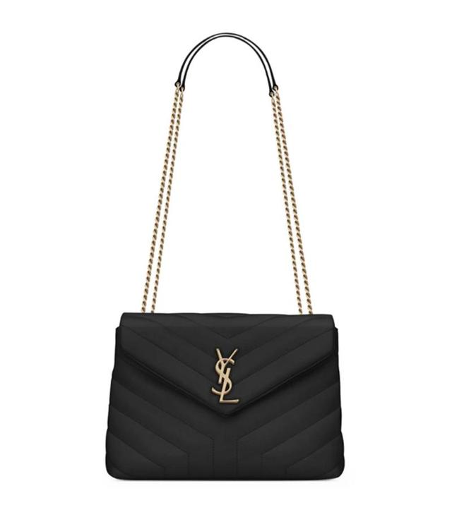 Small Loulou Shoulder Bag In Nero Product Image