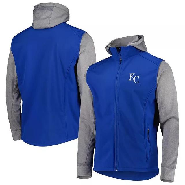 Mens Dunbrooke Royal/Heather Gray Kansas City Royals Alpha Full-Zip Jacket Product Image