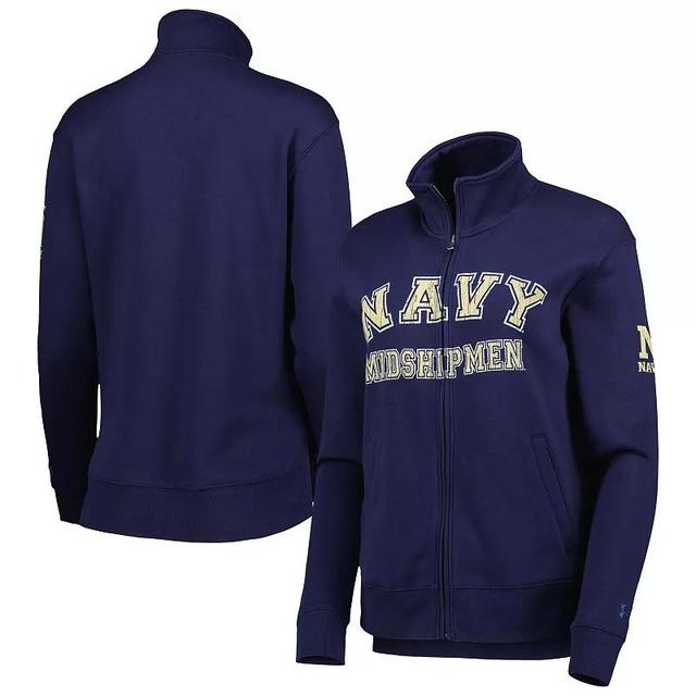 Womens Under Armour Midshipmen All Day Full-Zip Jacket Blue Product Image