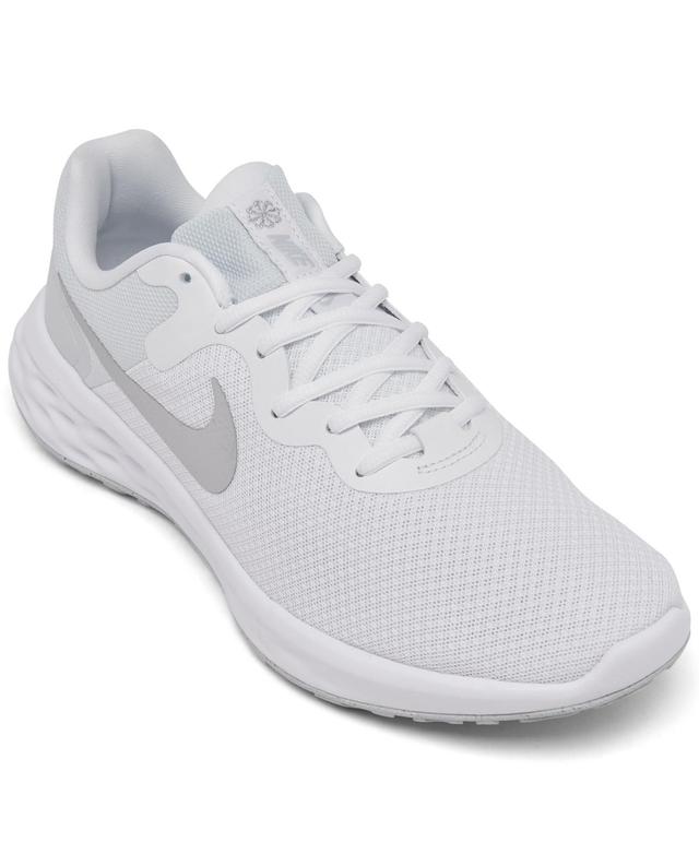 Nike Womens Revolution 6 Next Nature Running Sneakers from Finish Line - White Product Image