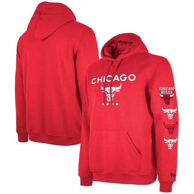 Mens New Era Chicago Bulls 2023/24 City Edition Pullover Hoodie Product Image