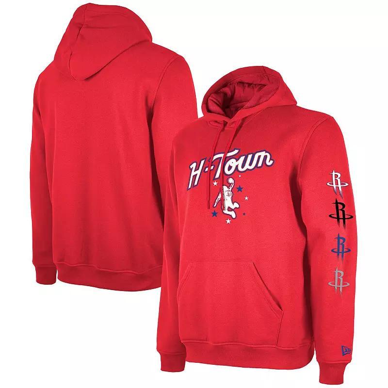 Mens New Era Houston Rockets 2023/24 City Edition Big & Tall Pullover Hoodie Product Image