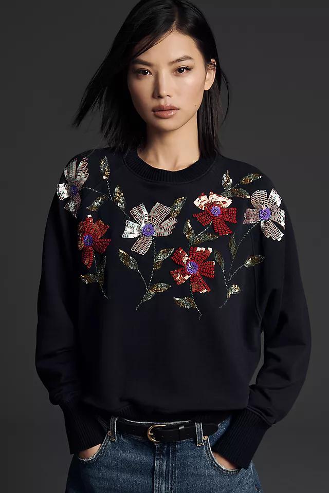 Essentiel Antwerp Graaf Floral Embroidered Sweatshirt Product Image