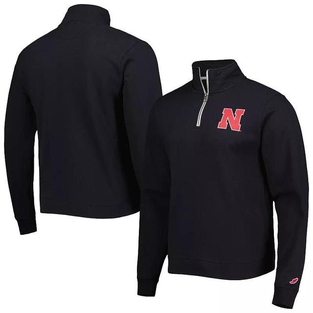 Mens Nebraska Huskers Stack Essential Fleece Quarter-Zip Sweatshirt Product Image