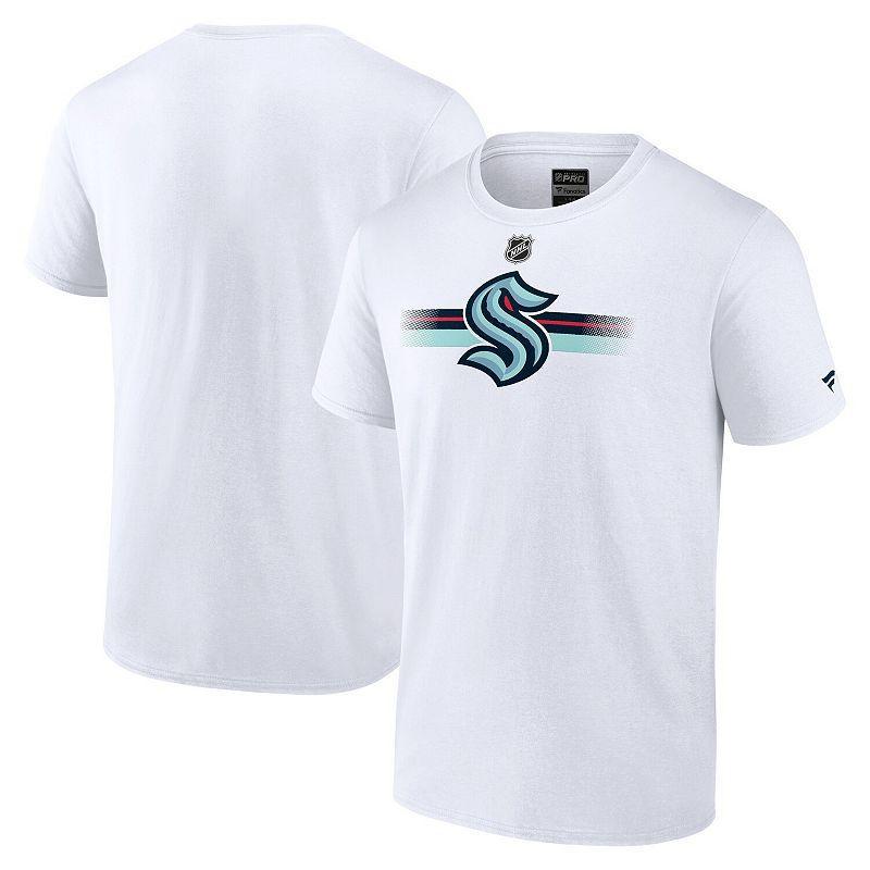 Mens Fanatics Branded White Seattle Kraken Authentic Pro Secondary Replen T-Shirt Product Image