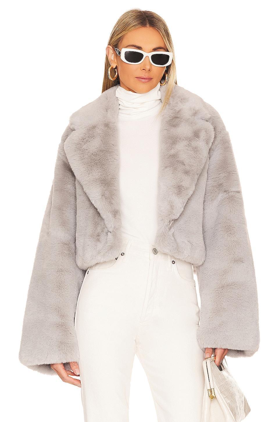 Faux Fox Jacket Adrienne Landau Product Image