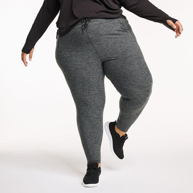 Plus Size FLX Wander Joggers, Womens Grey product image