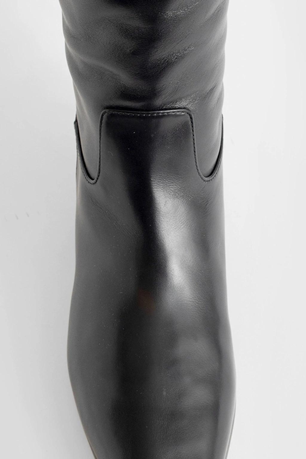 Black The Marfa Knee-high Leather Boots Product Image