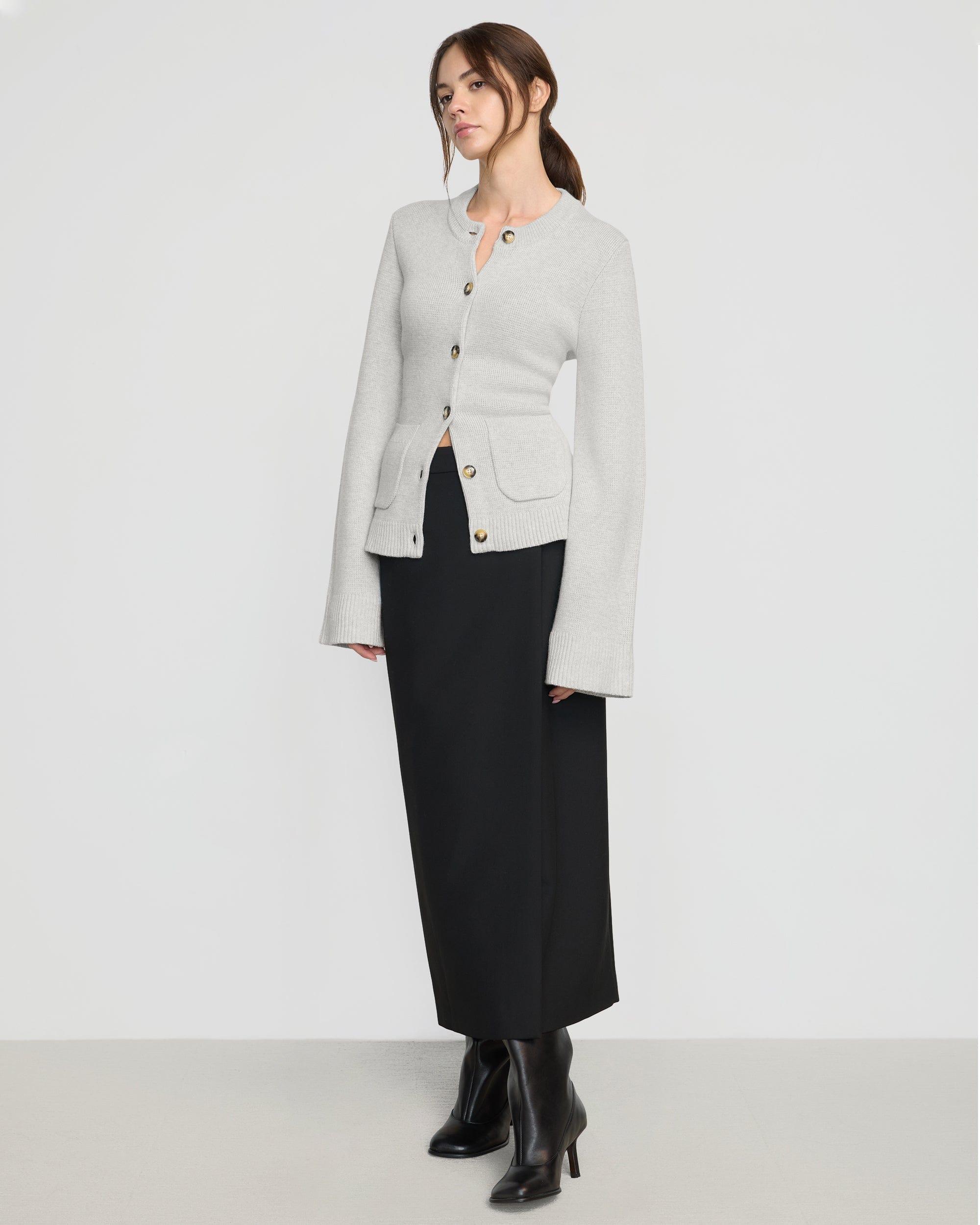 Eames Organic Cotton-Wool Button Cardigan Product Image