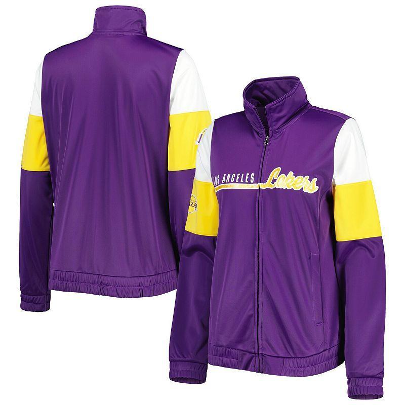 Womens G-III 4Her by Carl Banks Los Angeles Lakers Change Up Full-Zip Track Jacket Product Image