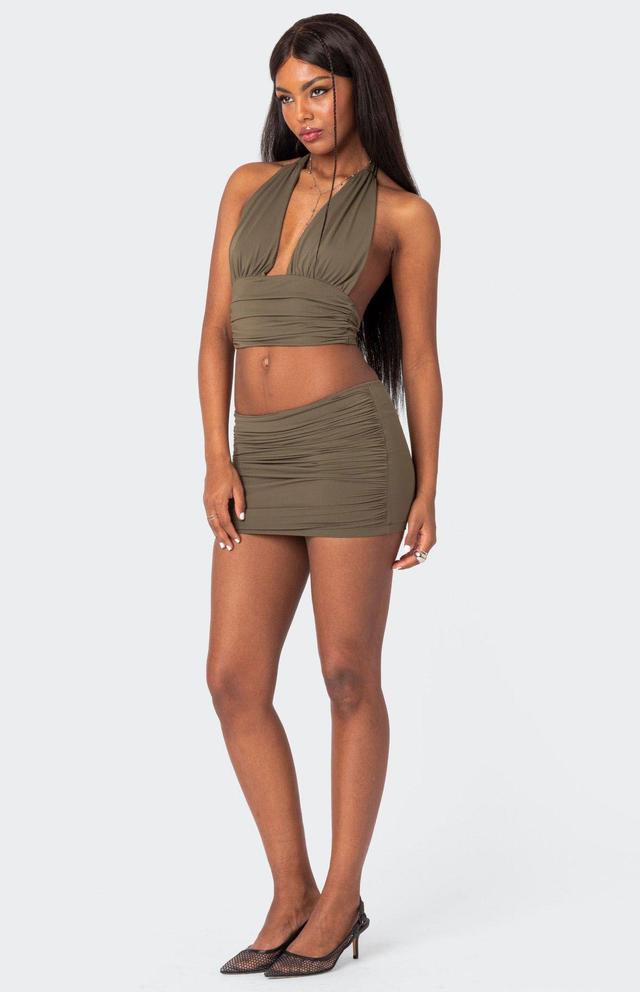 Edikted Womens Kenya Gathered Mini Skirt Product Image